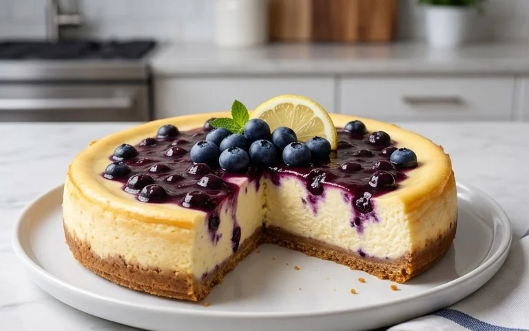 Lemon Blueberry Cheesecake