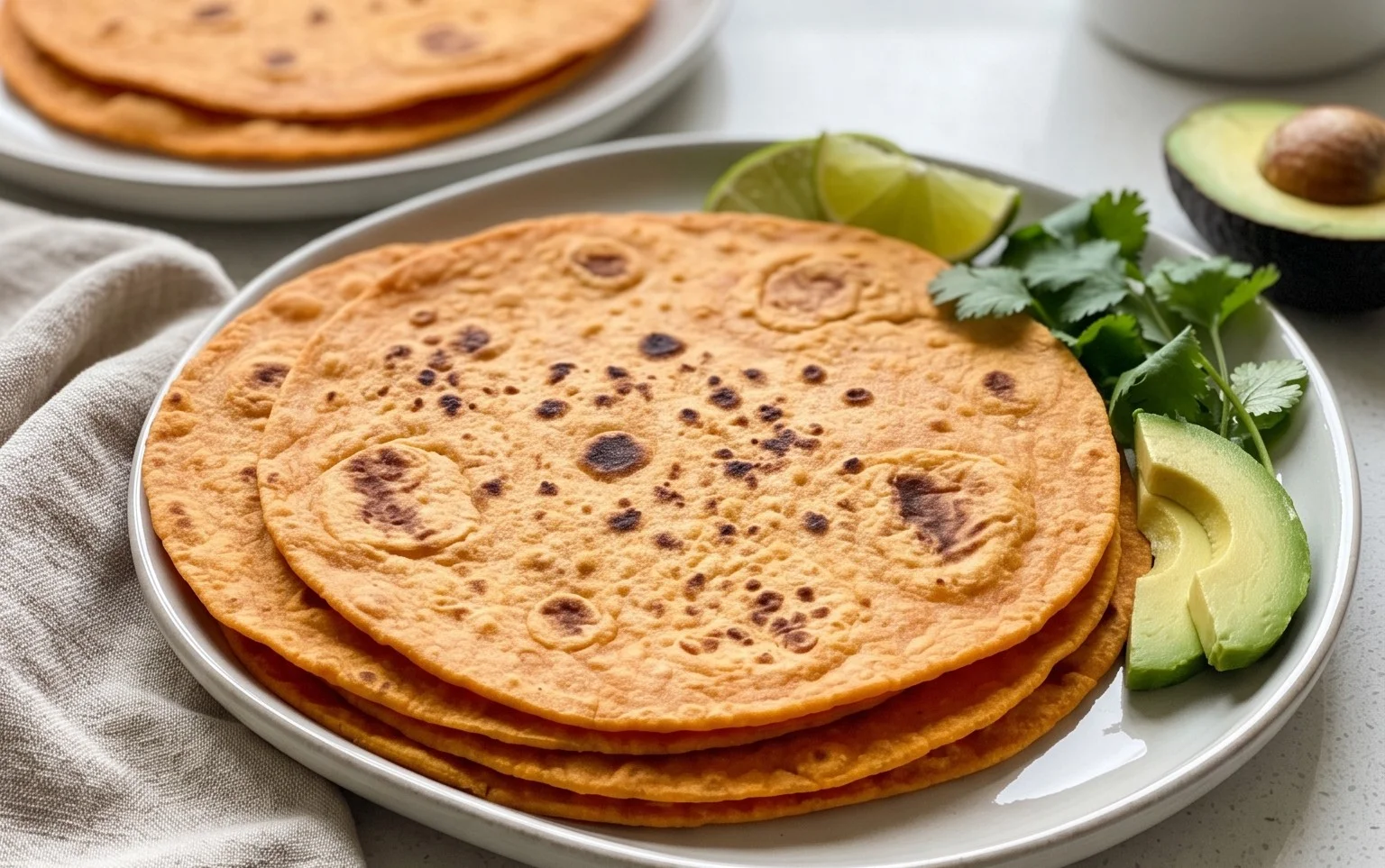 Sweet Potato Tortillas (Gluten-Free Vegan Wraps)
