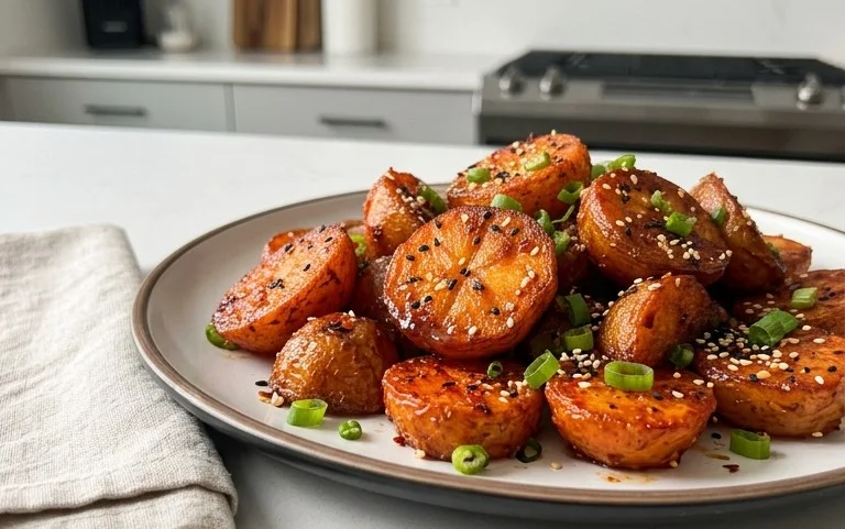 Crispy Honey Chilli Potatoes