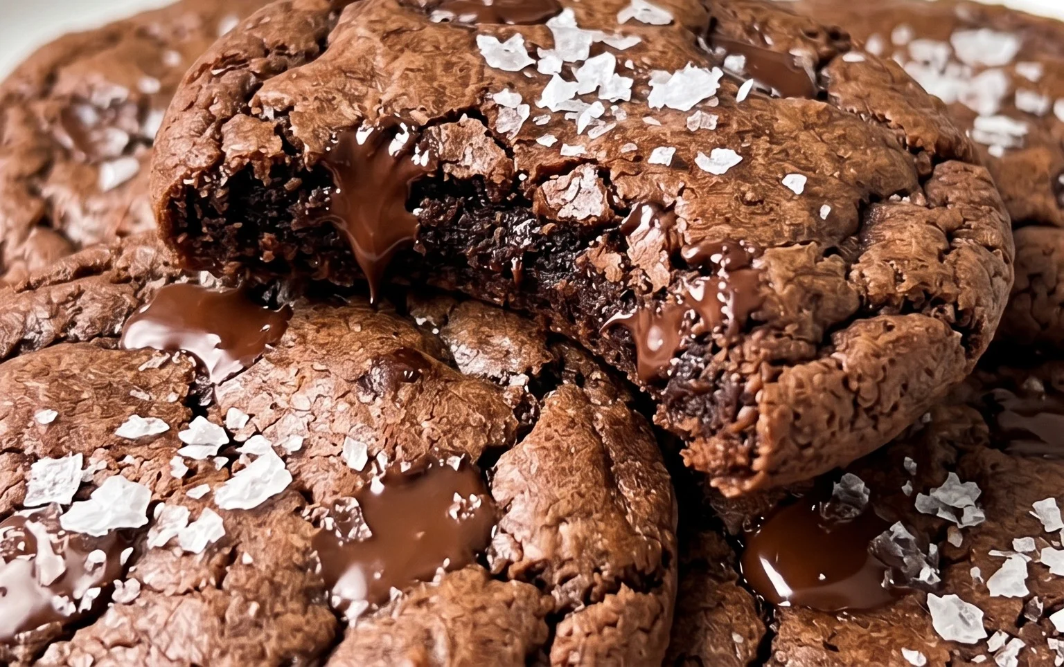 Salted Brownie Cookies