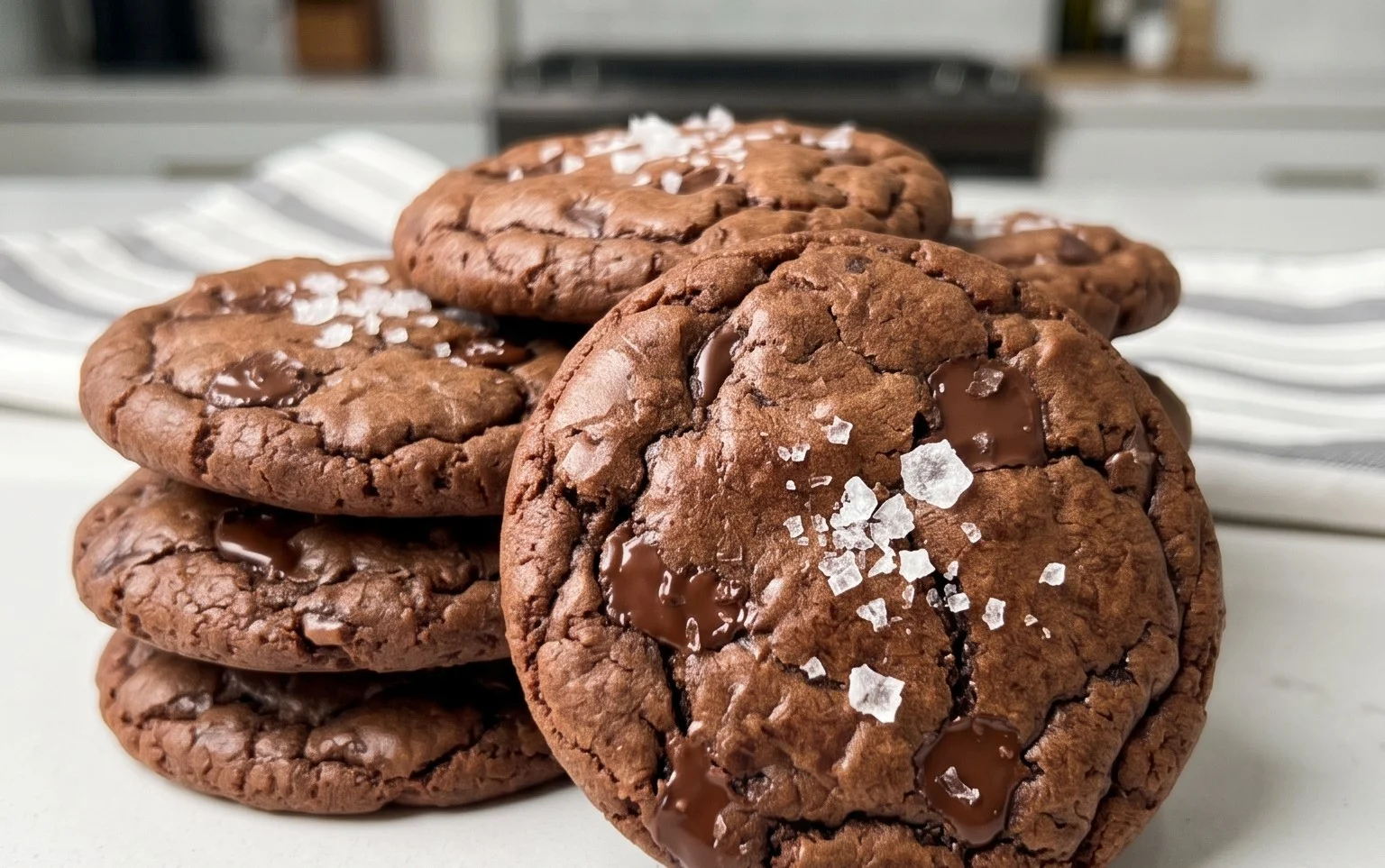 Salted Brownie Cookies