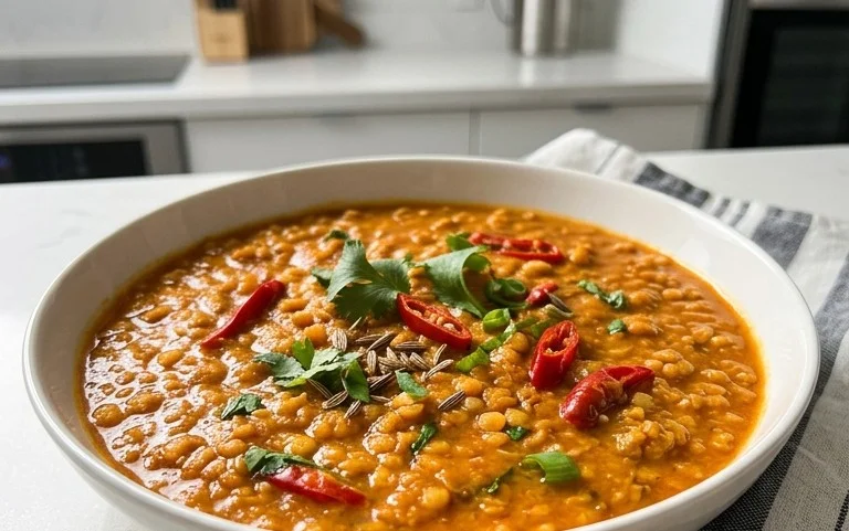 Spicy Red Lentil Curry