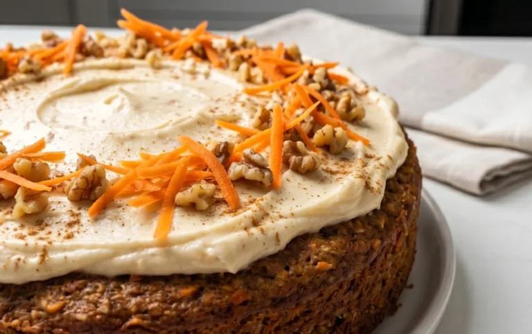 Easy Flourless Oatmeal Carrot Cake Recipe