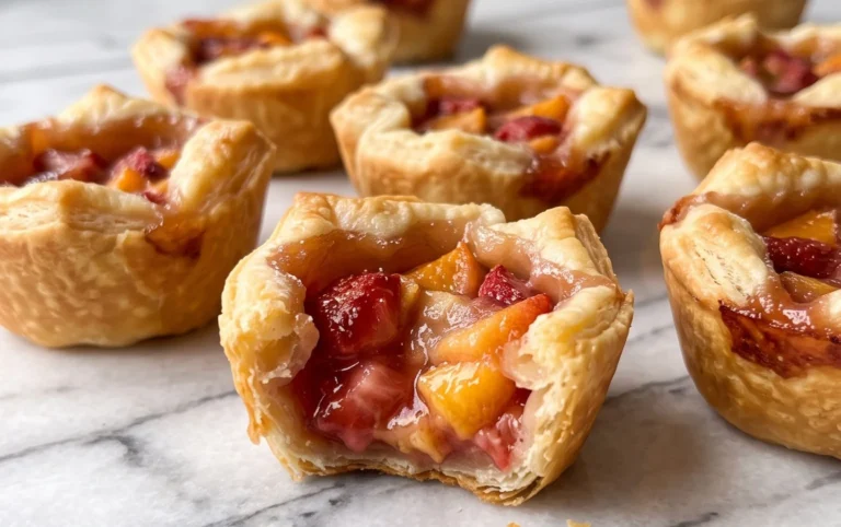 Strawberry Peach Pie Bites