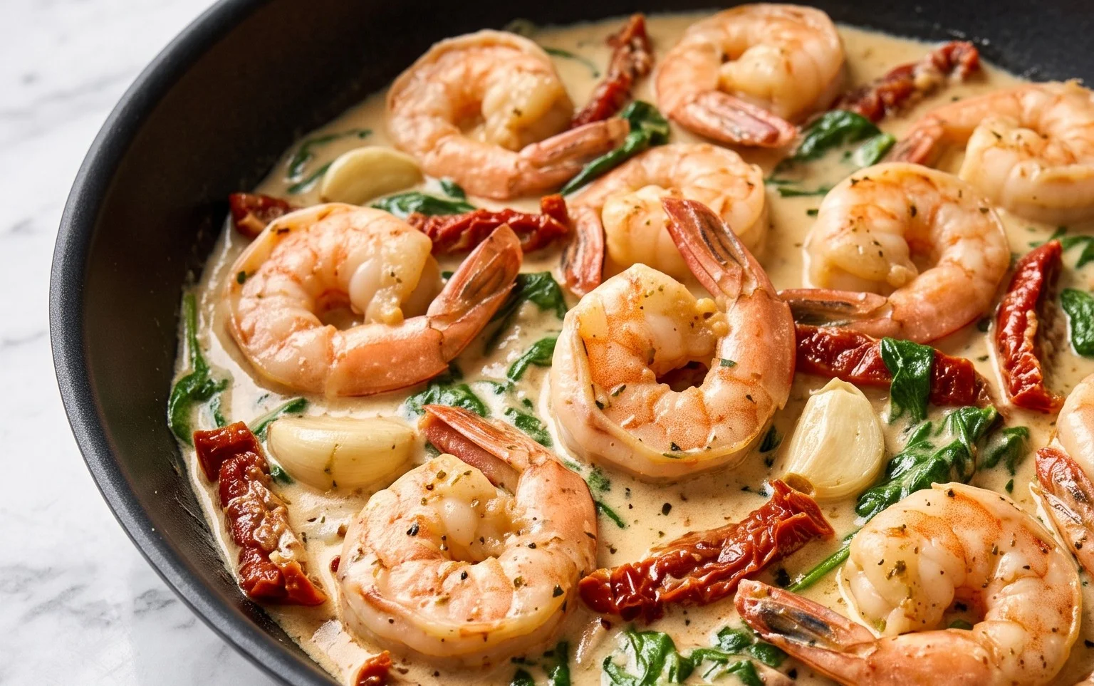 Tuscan Shrimp (One-Pan, 30-Minute Dinner)