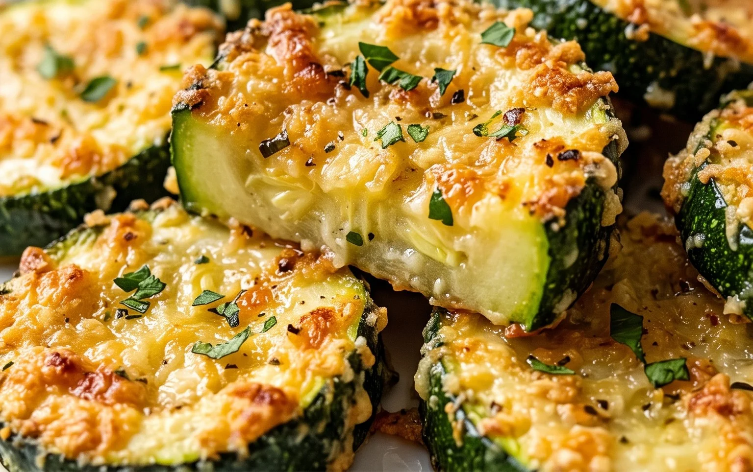 Baked Parmesan Zucchini