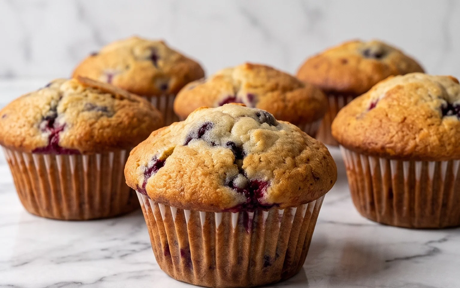Bakery Style Mixed Berry Muffins | with Frozen Berries