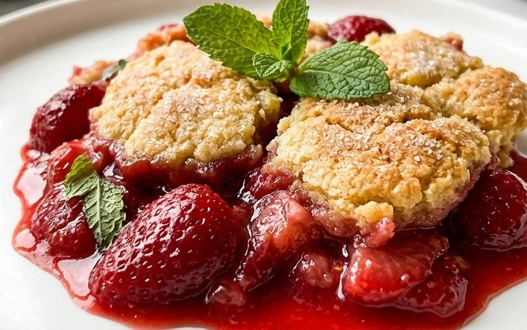 Strawberry Cobbler