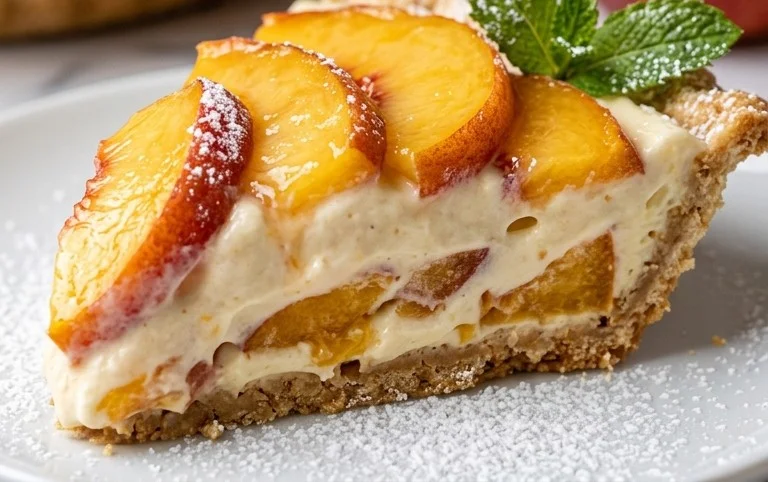 Peaches and Cream Pie