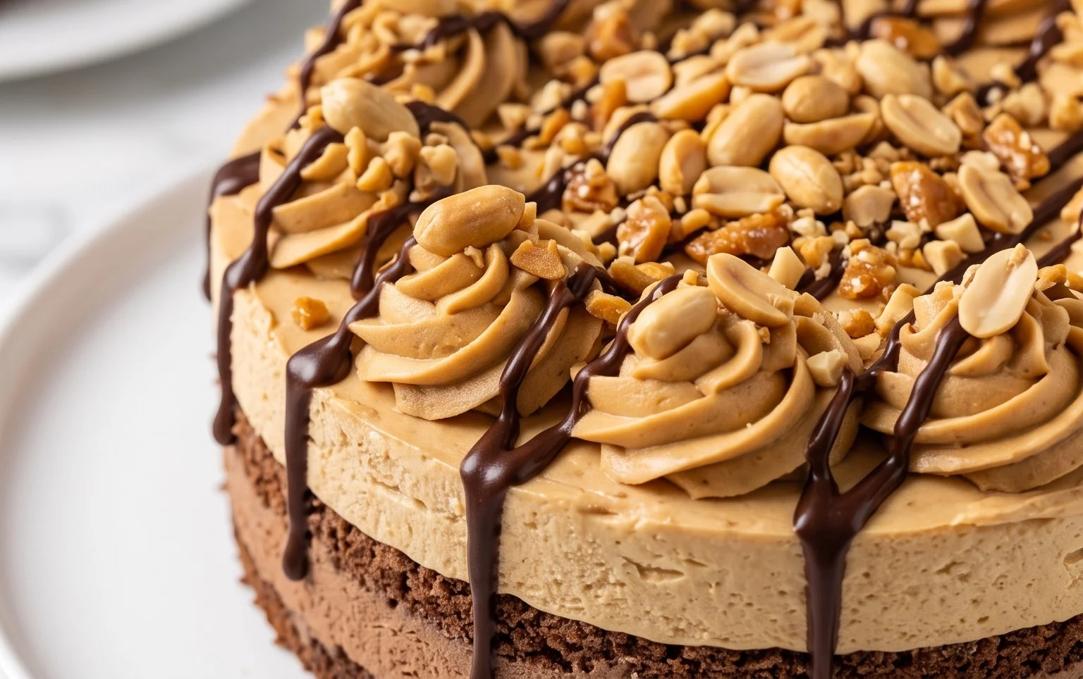 Buster Bar Ice Cream Cake