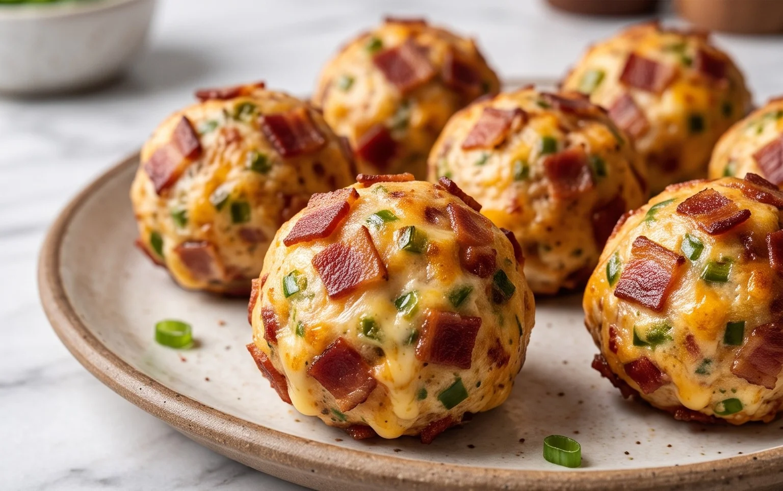 Beef Bacon Jalapeño Popper Cheese Balls
