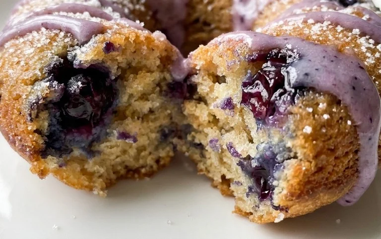 Blueberry Cake Donuts
