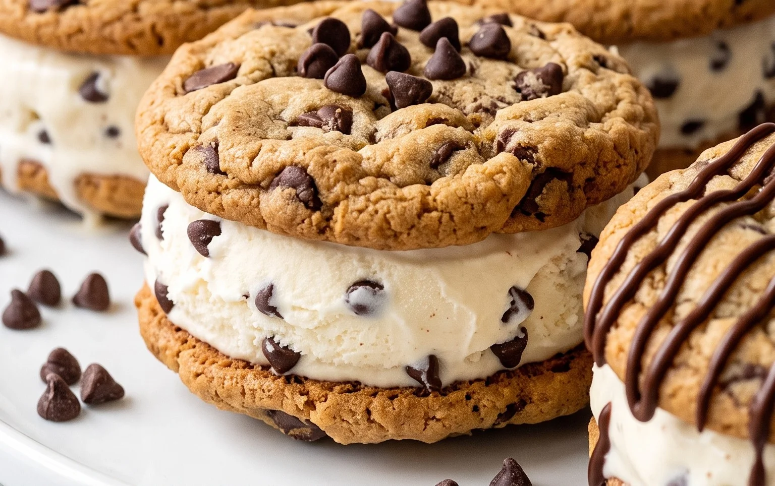 Cookie Ice Cream Sandwiches (Like a Chipwich!)