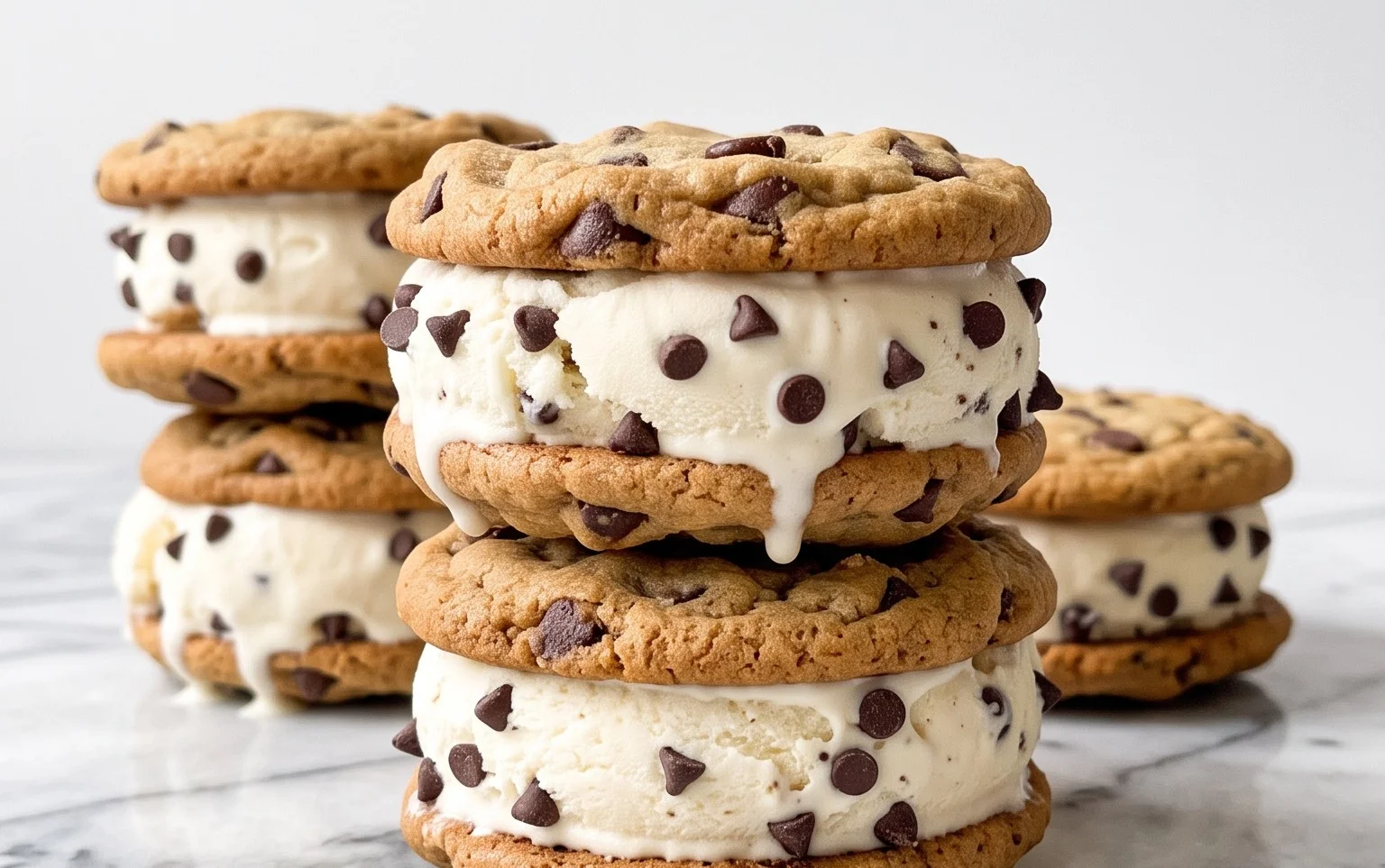 Cookie Ice Cream Sandwiches (Like a Chipwich!)