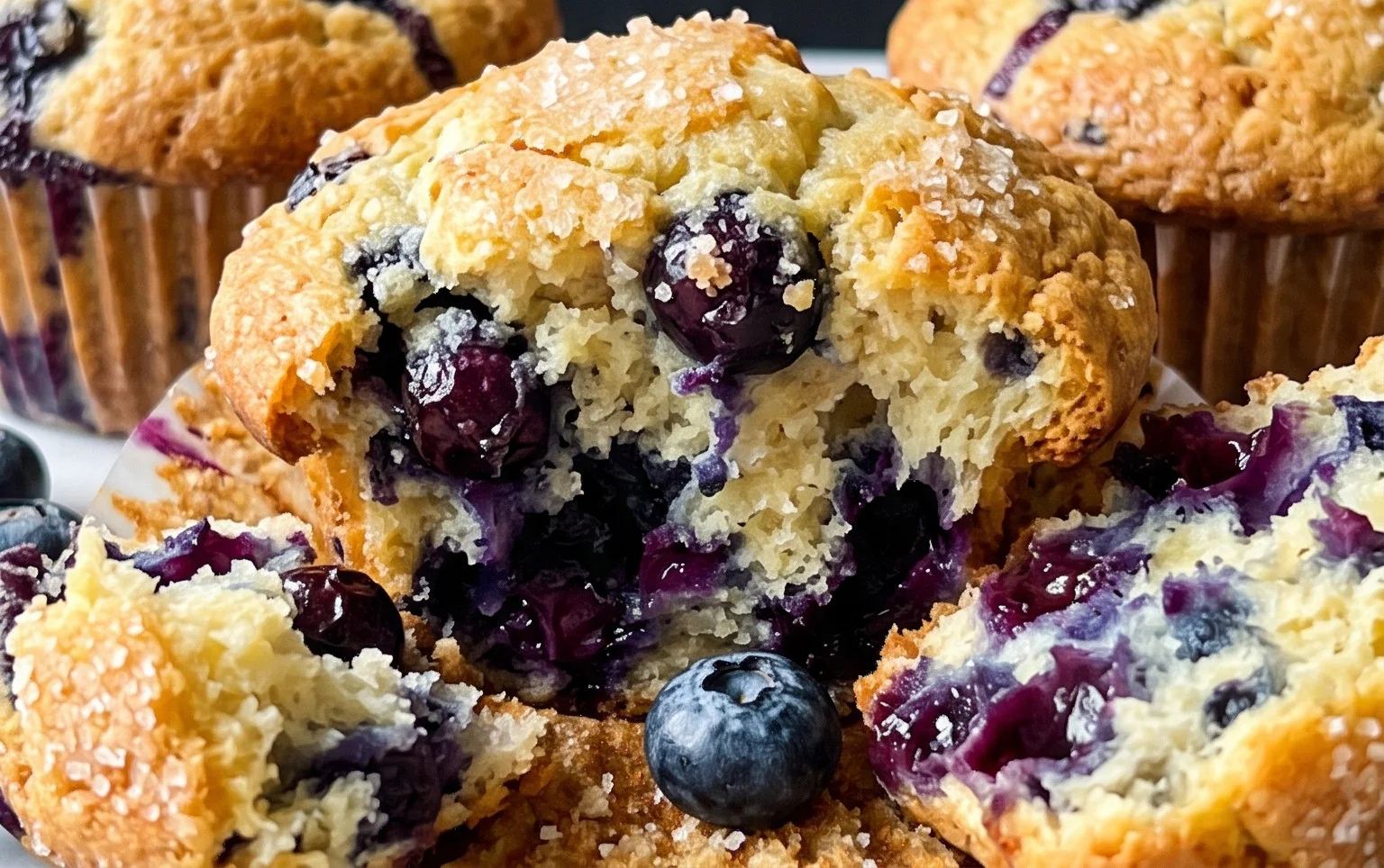 Homemade Blueberry Muffins