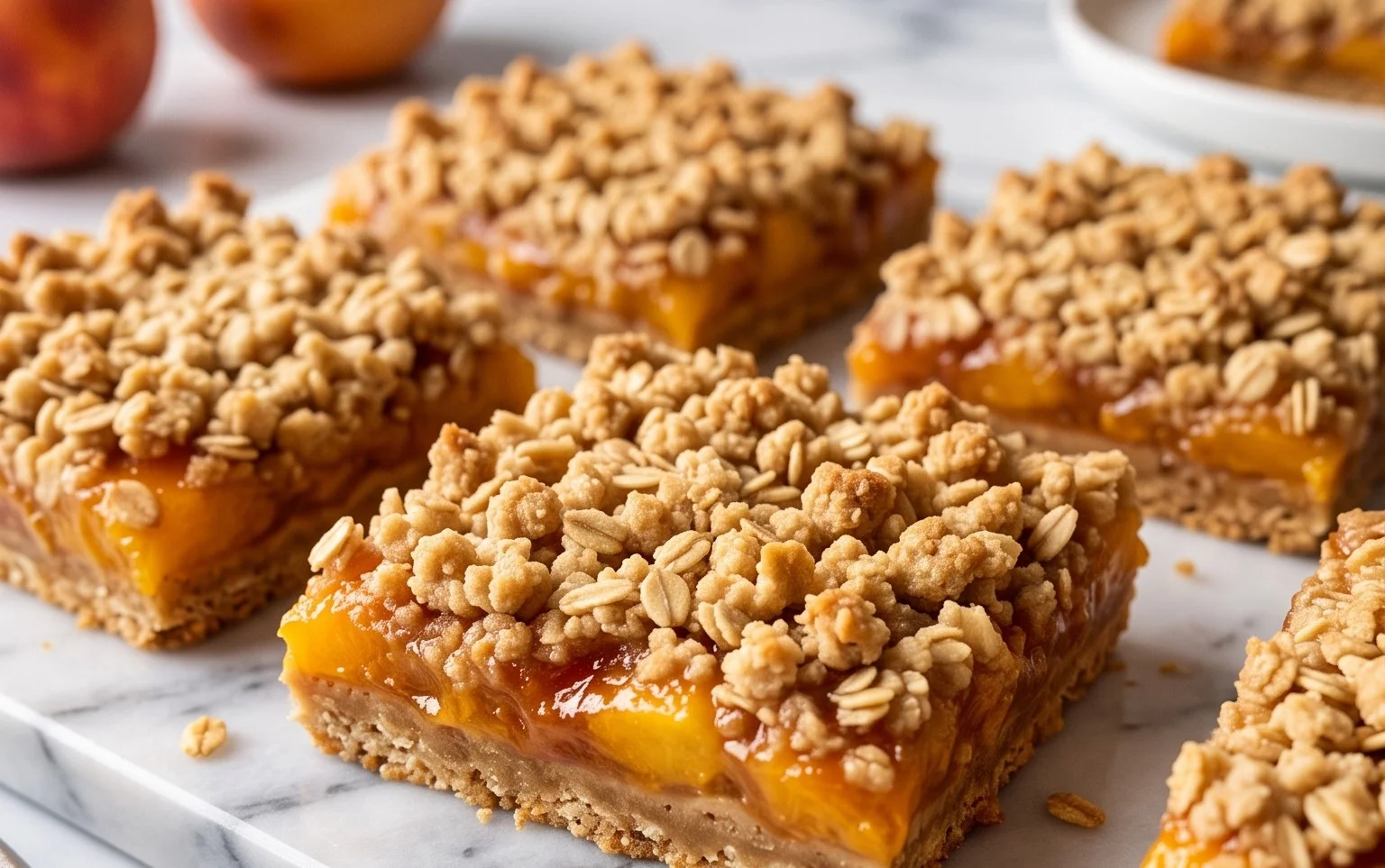 Fresh Peach Crum extractb Bars