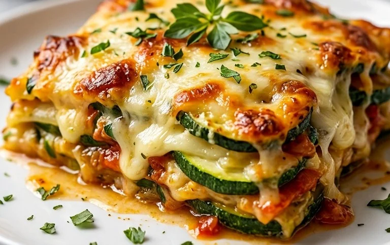 Three Cheese Zucchini Parmesan