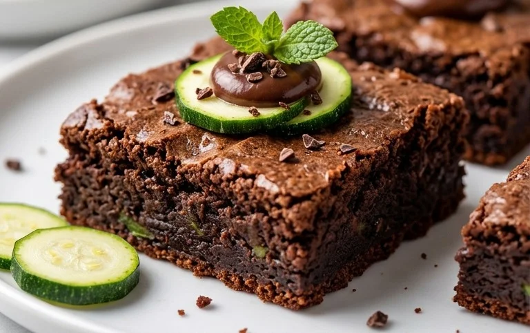 Secretly Healthy Zucchini Brownies