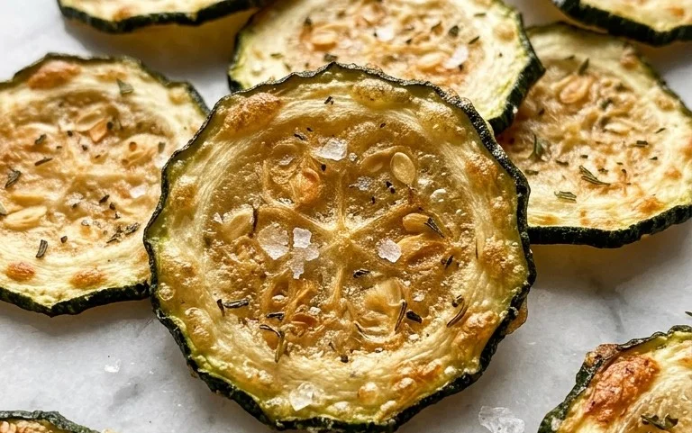 Crispy Baked Zucchini Chips